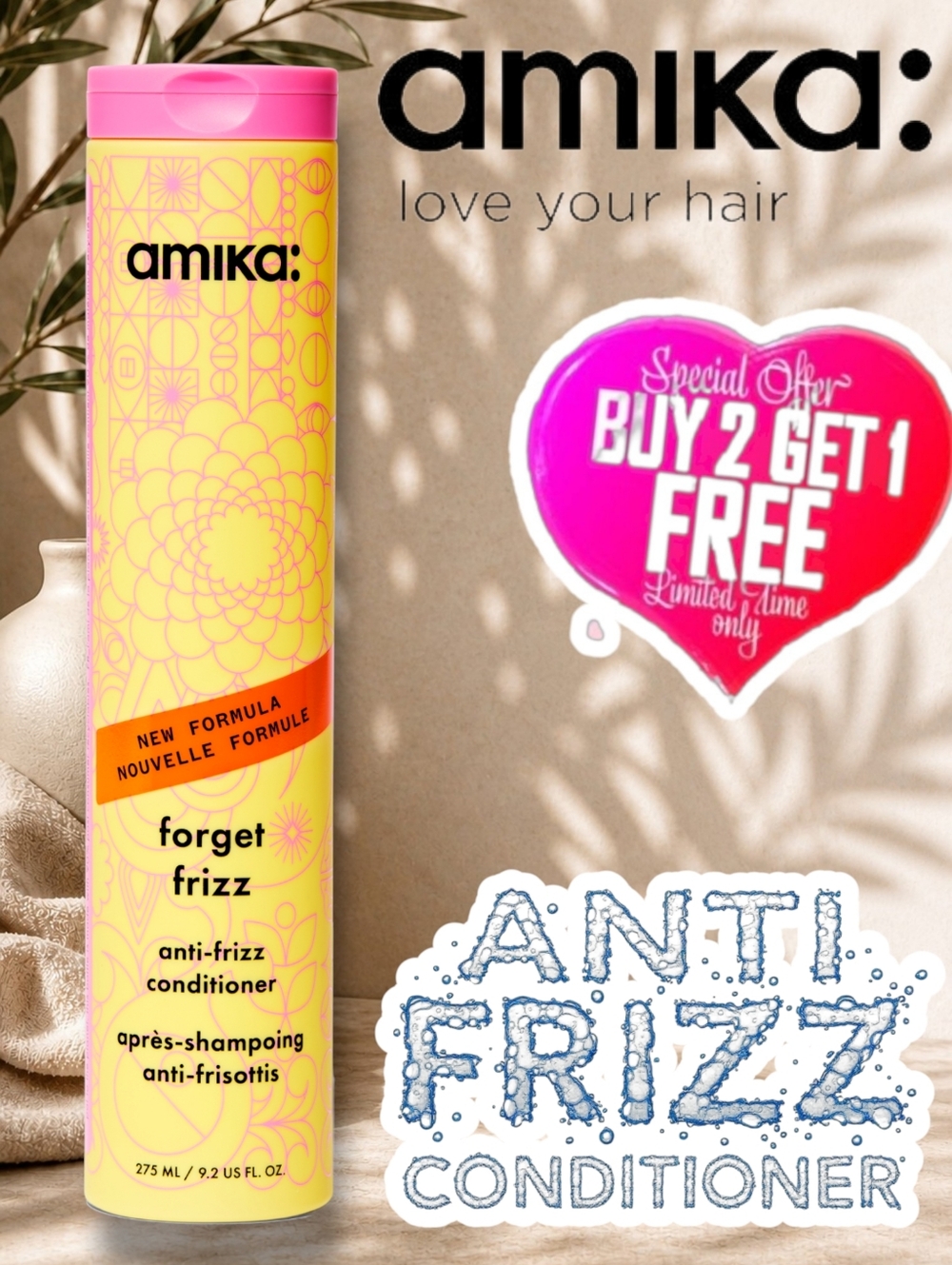 AMIKA Frizz Fighting Hair Conditioner